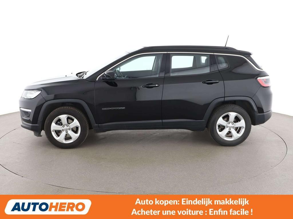 Jeep Compass 1.4 M-Air Longitude FWD (bj 2018), Auto's, Gebruikt, 1505 kg, Zwart, Compass
