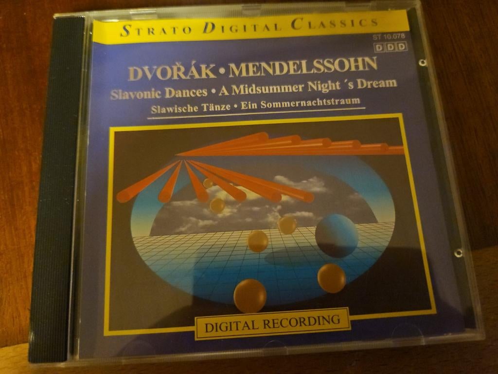CD Dvorak - Mendelsohn Strato Digital Classics., Ophalen of Verzenden
