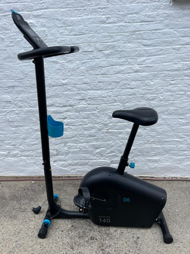 Velo d’appartement Domyos, Sport en Fitness, Fitnessapparatuur, Ophalen, Benen, Gebruikt, Metaal