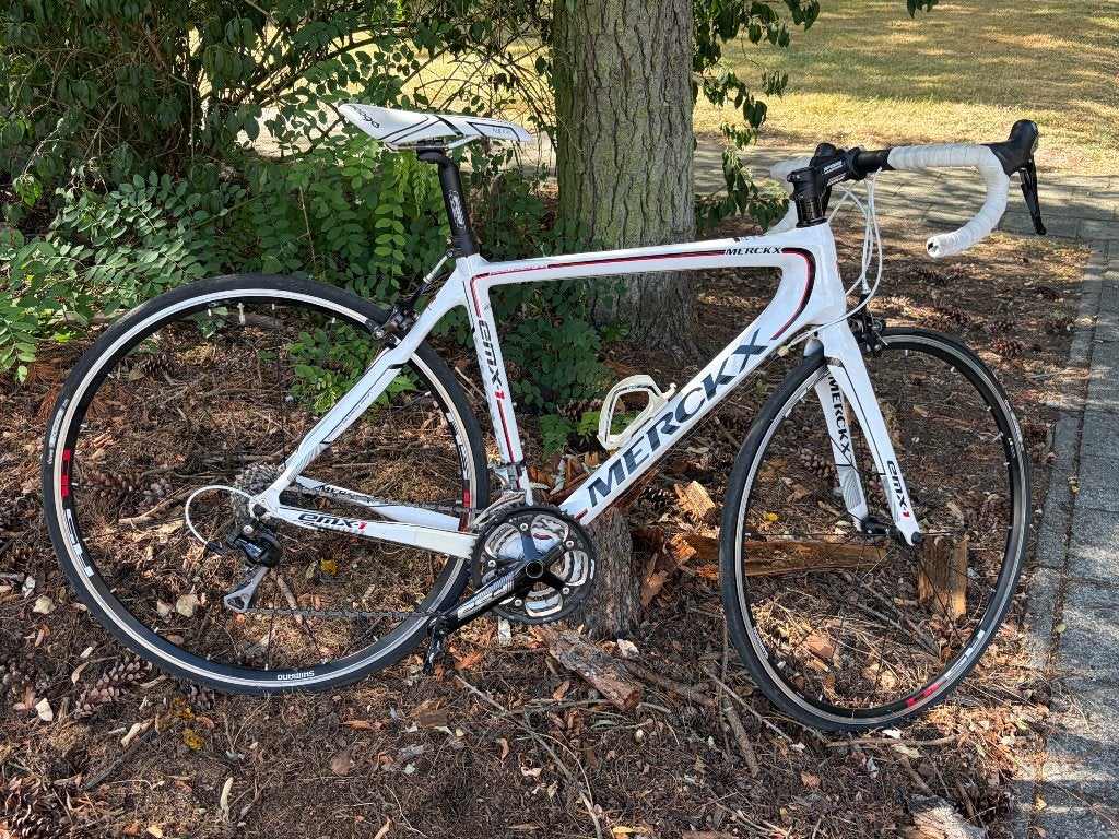 Koersfiets Eddy Merckx EMX-1, Carbon, Zo goed als nieuw, 53 tot 57 cm, Ophalen