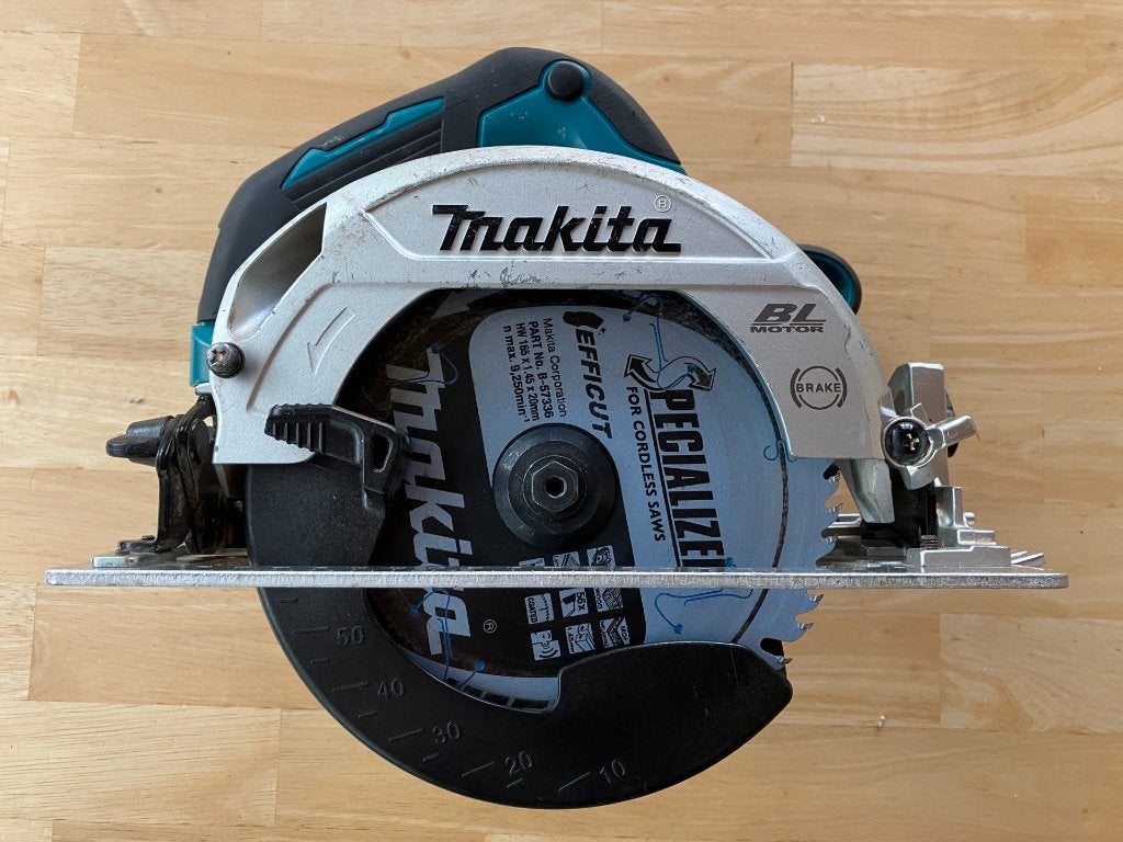 makita cirkelzaag met geleider, Ophalen, Gebruikt, Cirkelzaag, Makita/