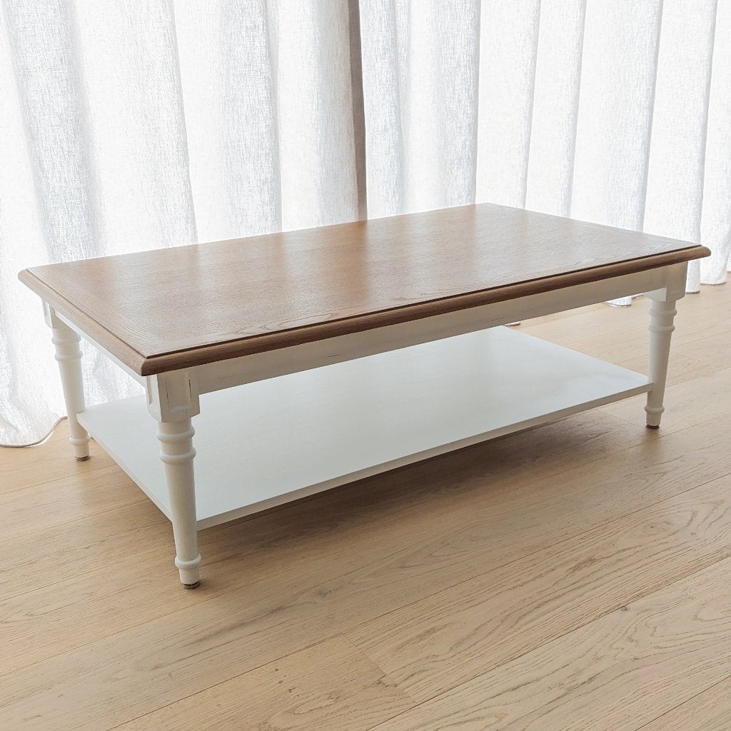 Kingsbury salontafel (Juntoo), Huis en Inrichting, Ophalen, 100 tot 150 cm, Eikenhout, 50 tot 100 cm