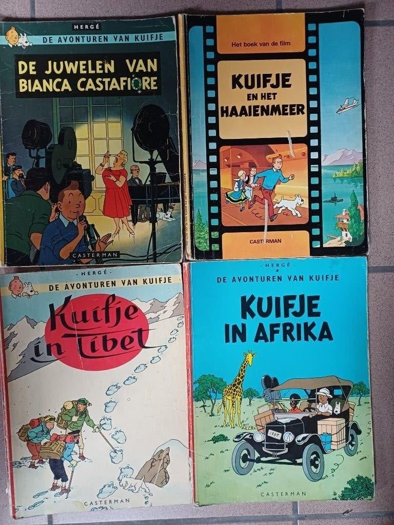 strips Kuifje, Boeken, Meerdere stripboeken, Hergé, Ophalen, Gelezen