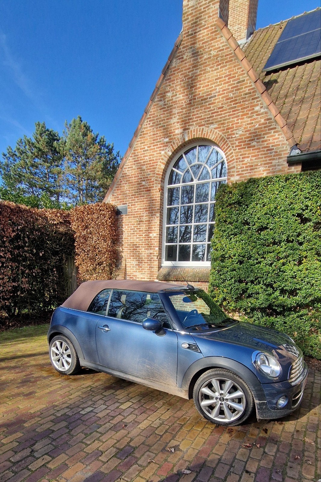 Mini Cooper - Cabrio, Auto's, Mini, Cabriolet, Blauw, Bruin, Particulier