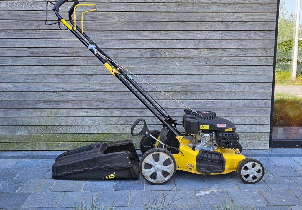 Powerplus grasmachine, Ophalen