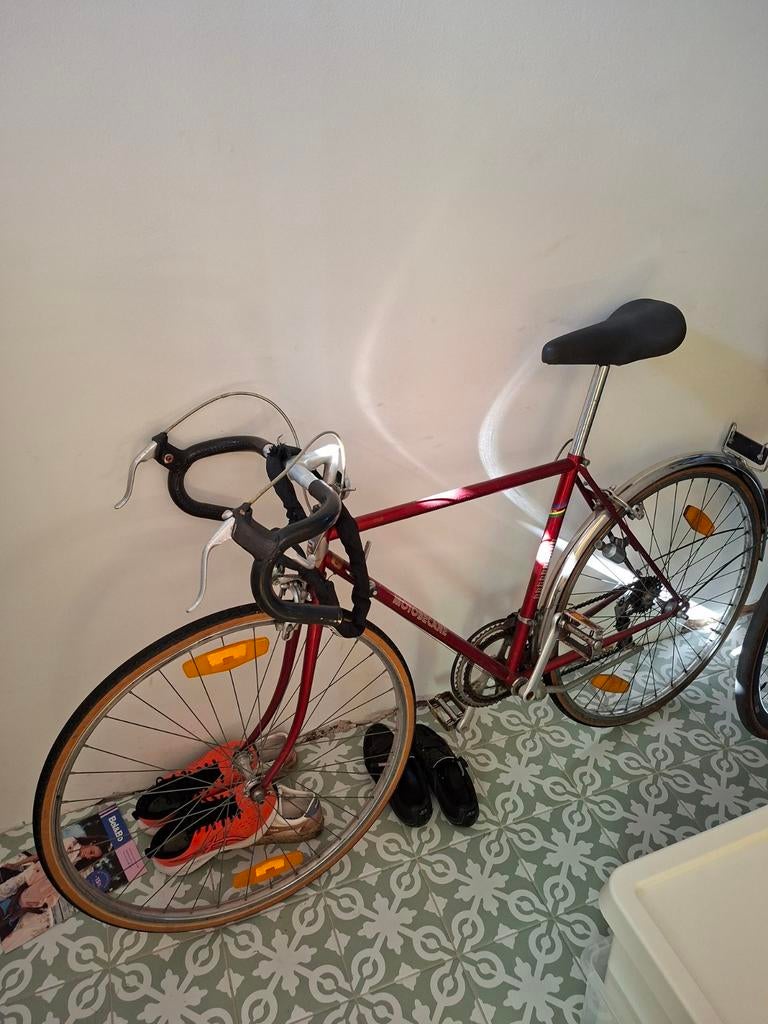 Retro koersfiets, Ophalen