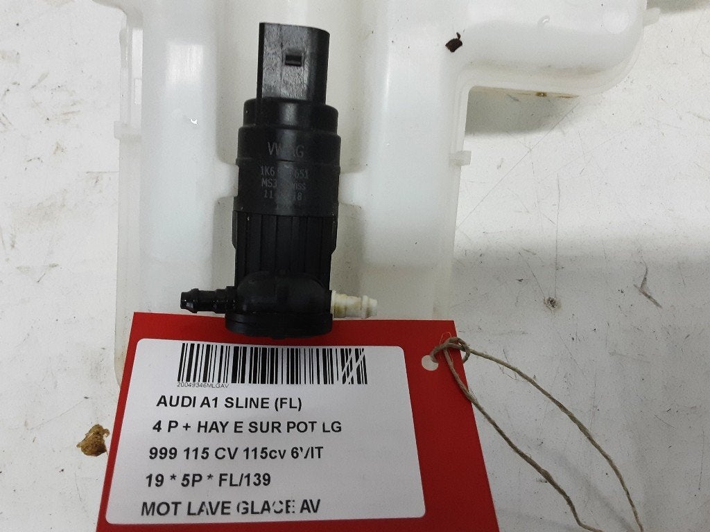 LAVE-GLACE POMPE AVANT Audi A1 Sportback (GBA) (1K6955651), Utilisé, Audi