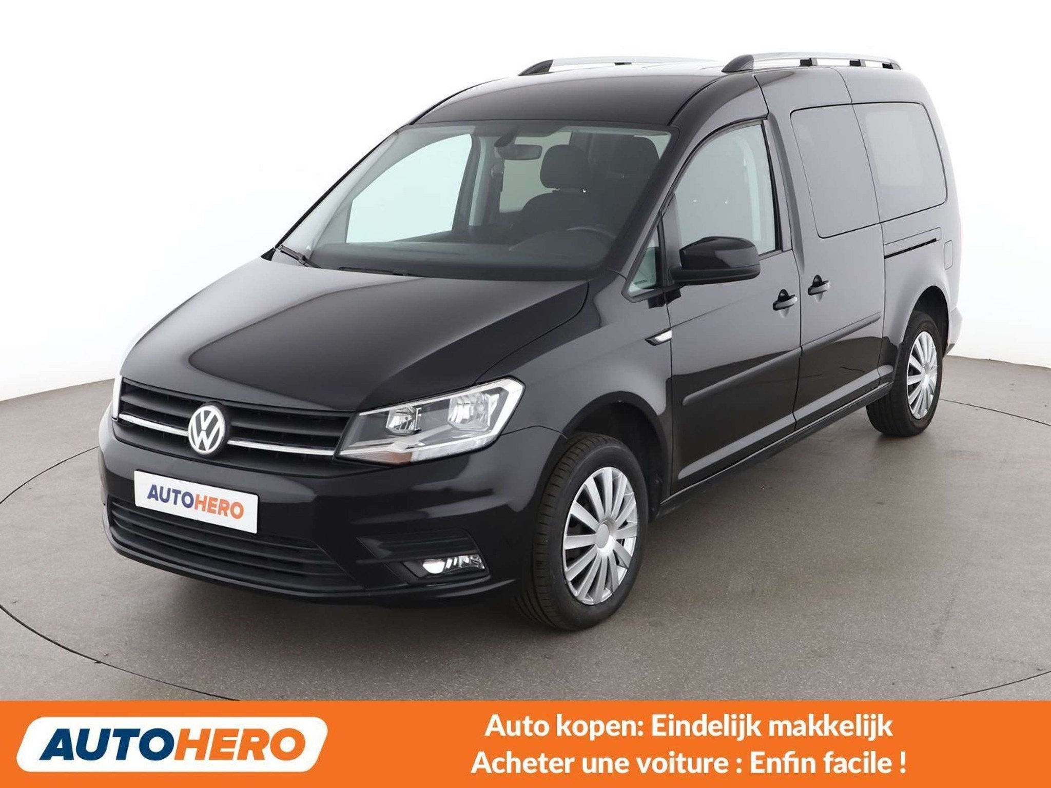 Volkswagen Caddy 1.4 TSI Maxi Trendline BlueMotion Tech, Auto's, Volkswagen, Voorwielaandrijving, Stof, Gebruikt, Zwart