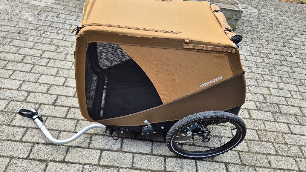 Croozer honden fietskar, Ophalen, Opvouwbaar, Zo goed als nieuw, Hondenkar