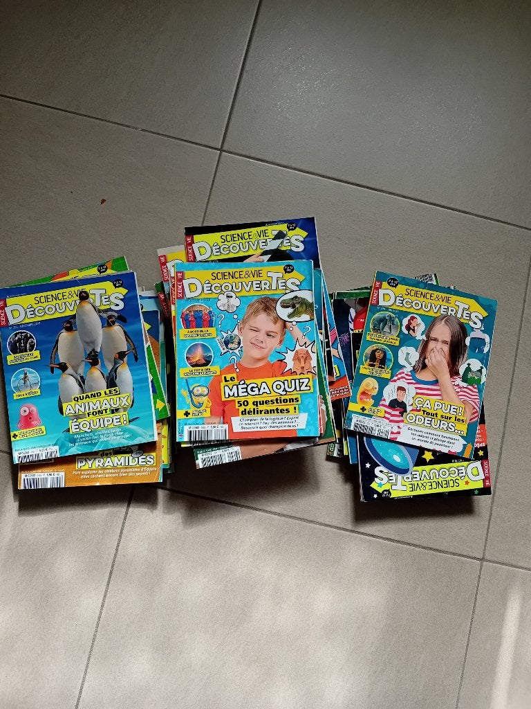 Lots magazine Science & Vie Decouvertes 7-12 ans, Boeken, Ophalen, Gelezen, Wetenschap en Natuur