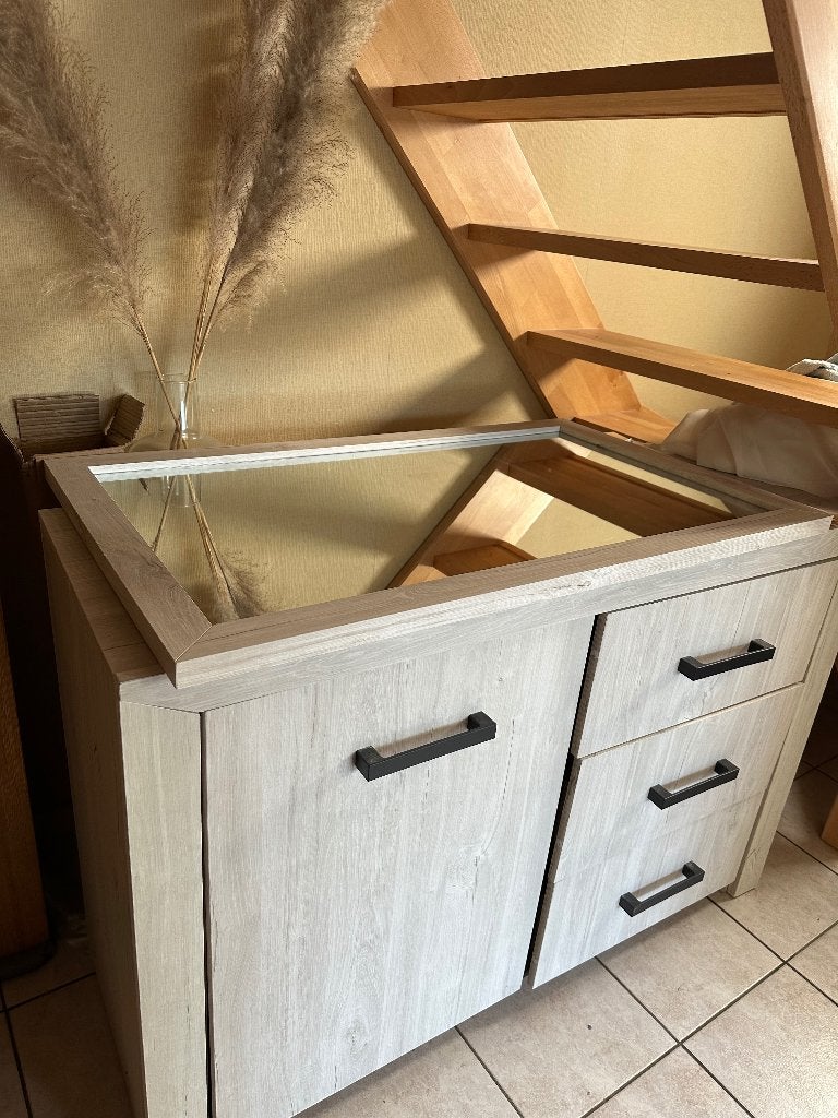 Make up tafel met spiegel, Huis en Inrichting, Kasten | Overige, Ophalen, Zo goed als nieuw