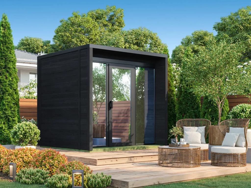 Moderne sauna - 2,5 x 2,5 m, Verzenden, Nieuw, Fins of Traditioneel, Complete sauna