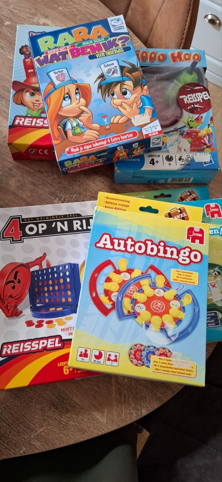 6 petits jeux de voyage + valise offerte, Enlèvement