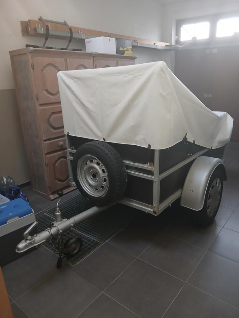 Aanhangwagen met bache, Auto diversen, Aanhangers en Bagagewagens, Ophalen