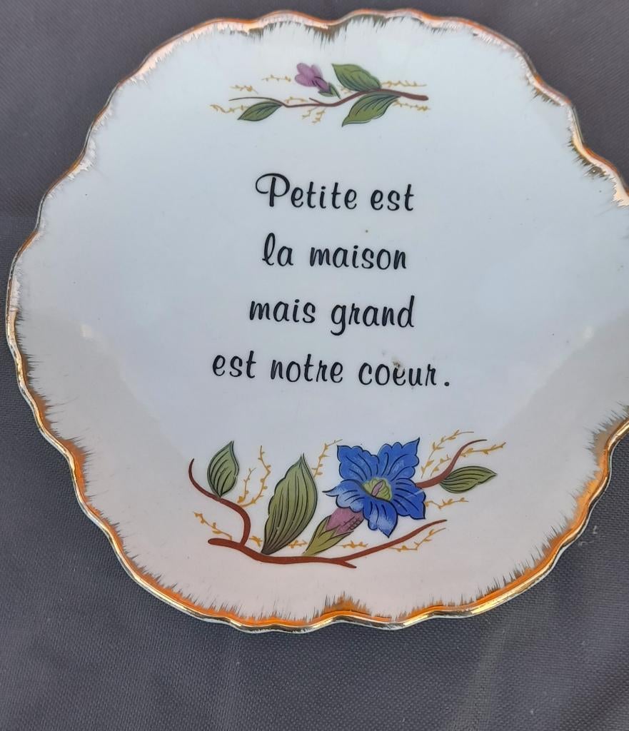 decoratief porseleinen bord, Ophalen of Verzenden