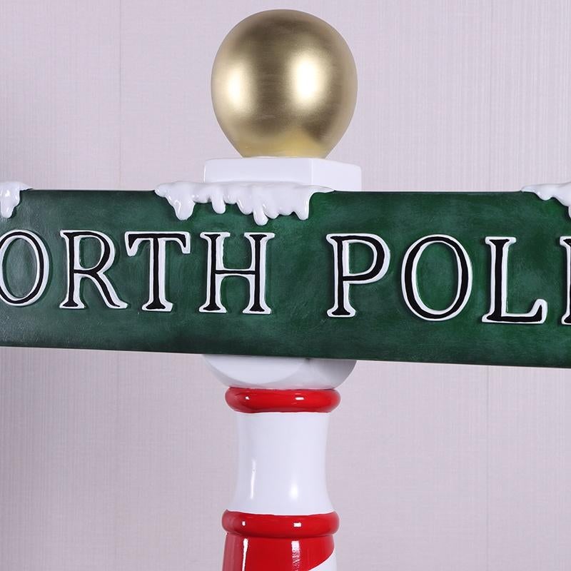 North Pole Sign – Kerstman Hoogte 90 cm, Enlèvement, Neuf
