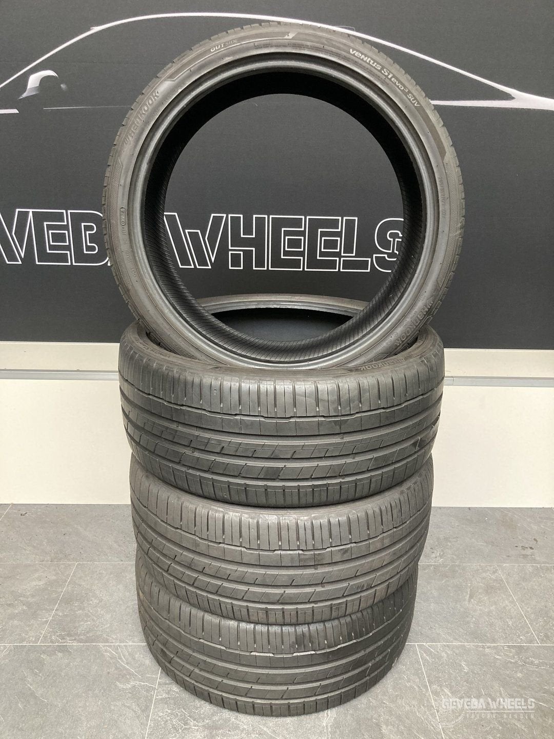 2x 265/35/22 102Y Hankook Ventus S1 Evo 3 SUV zomer banden, Gebruikt, -, 265 mm, -
