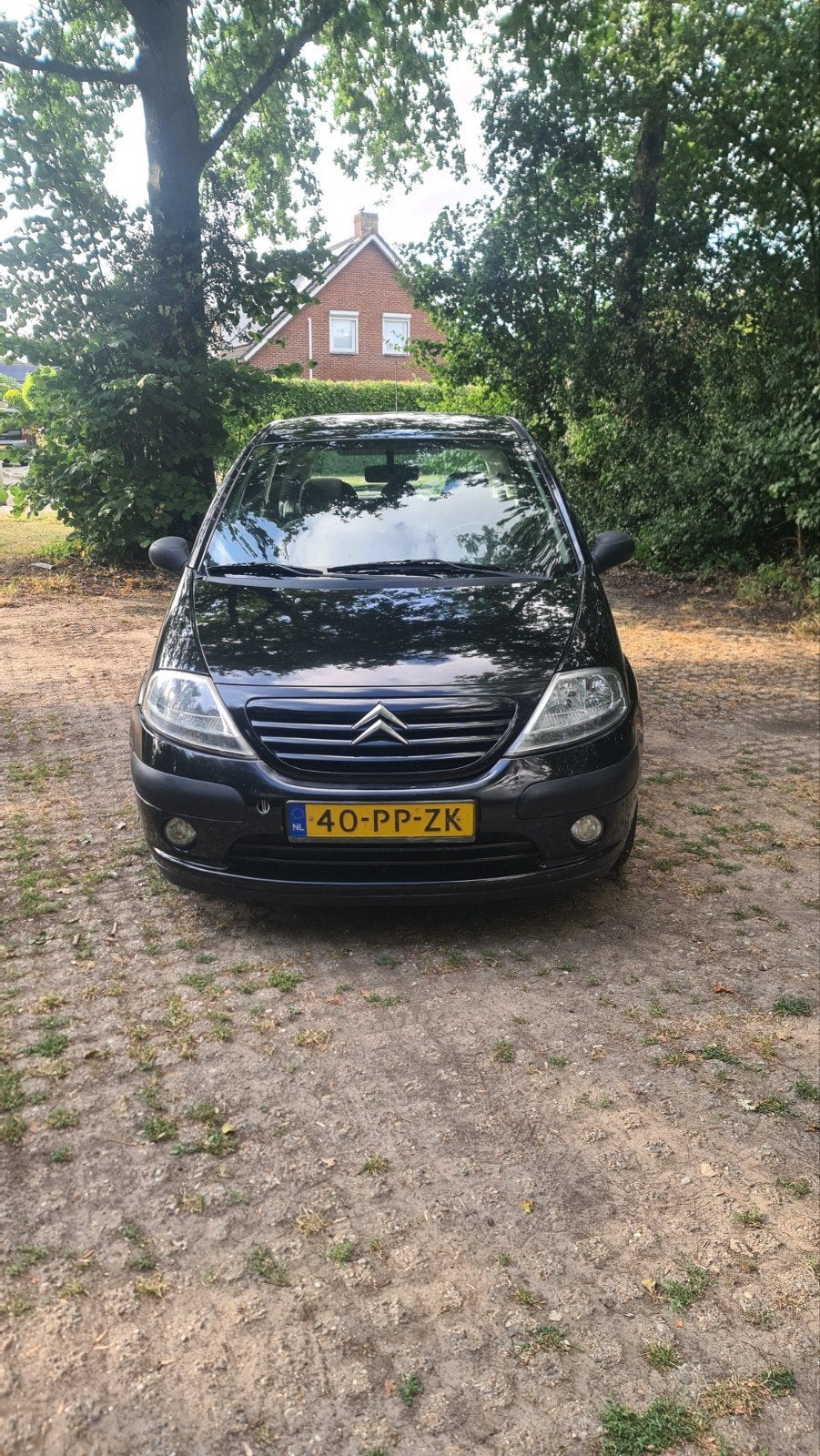 Citroën C3 1.4 I 2004 Zwart, Auto's, Zwart, Zwart, Stadsauto, C3