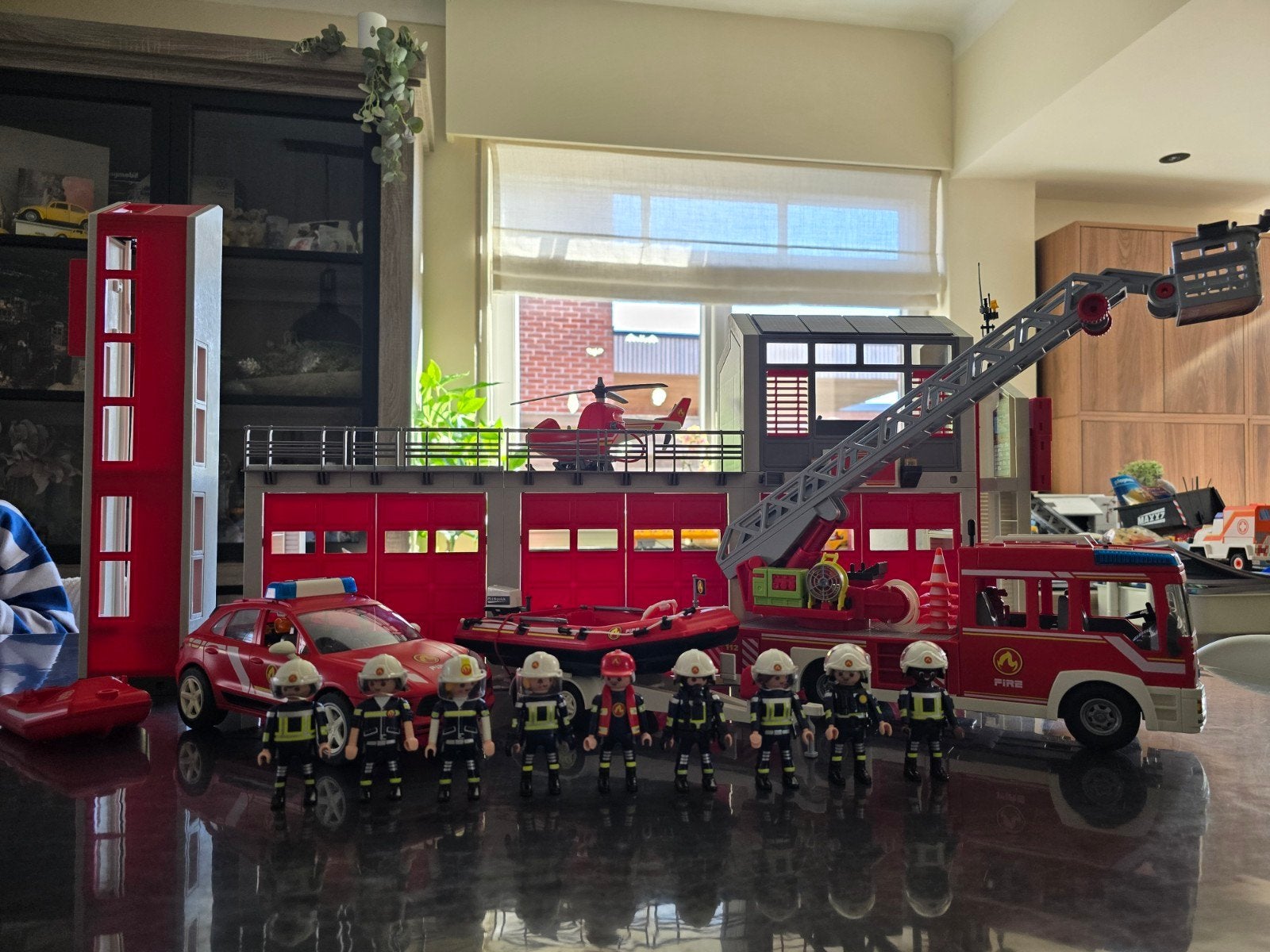 playmobil brandweer, Kinderen en Baby's, Ophalen, Gebruikt, City action, Overige typen