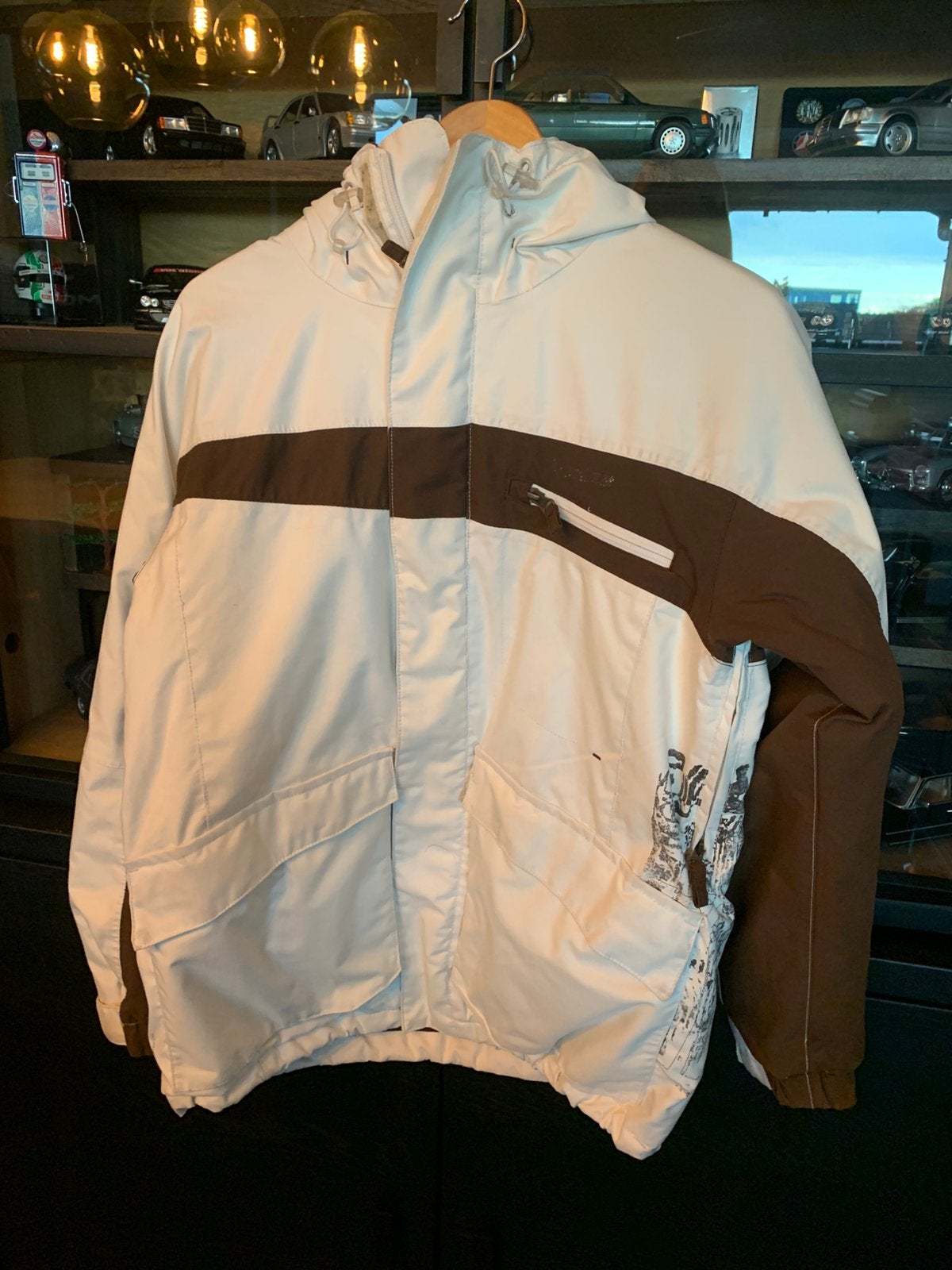 Veste épaisse, Enlèvement ou Envoi, Porté, Taille 36 (S), Brun