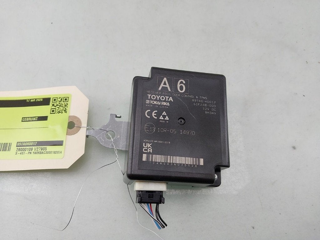 MODULE KEYLESS VEHICLE Toyota Yaris IV (P21 / PA1 / PH1), Kundenbetreuung@toyota.de, Toyota, Utilisé, Toyota-Allee 2
50858  Köln, DE