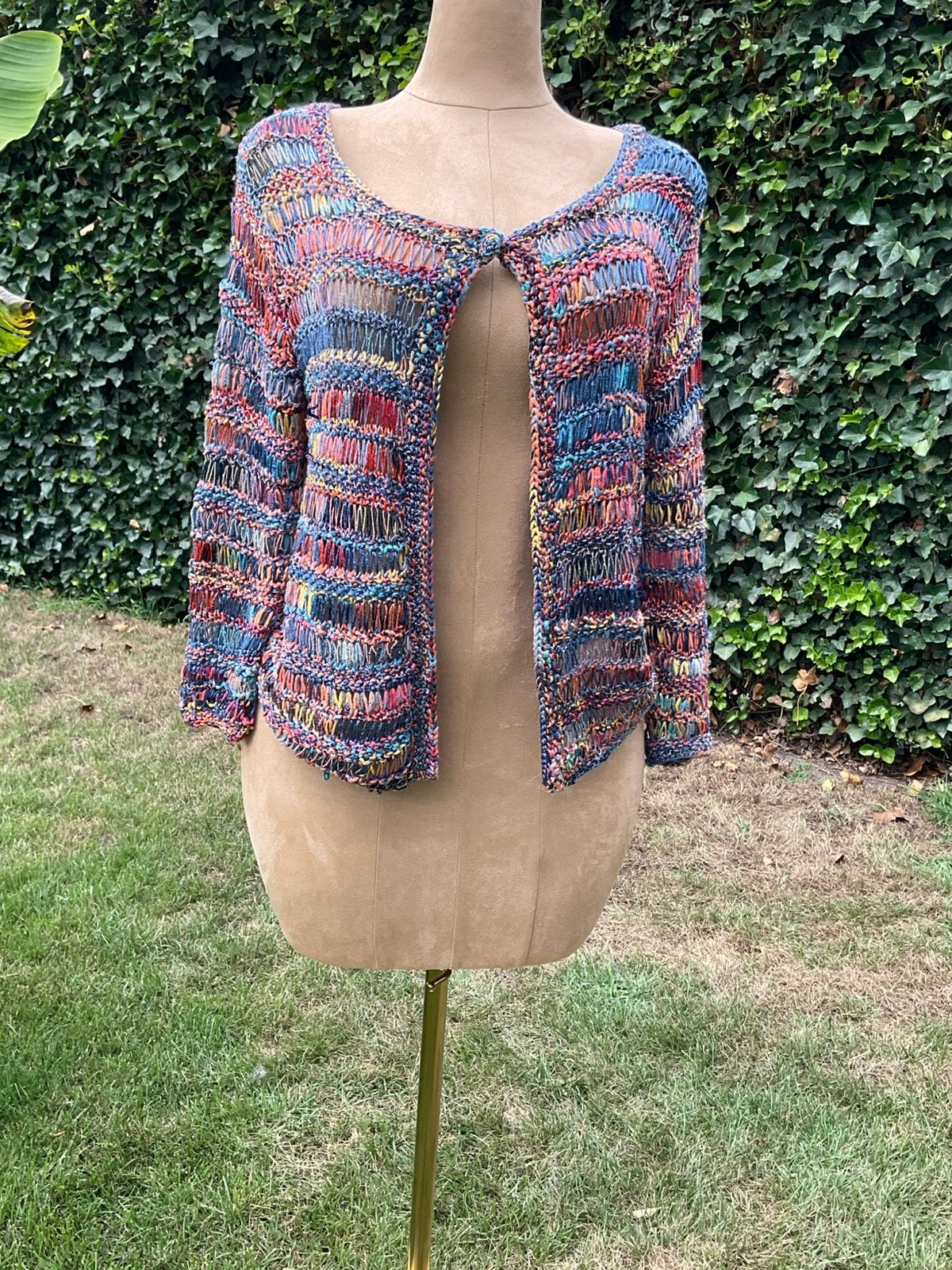 Gebreid vest, Kleding | Dames, Truien en Vesten, Ophalen, Zo goed als nieuw, Maat 38/40 (M)
