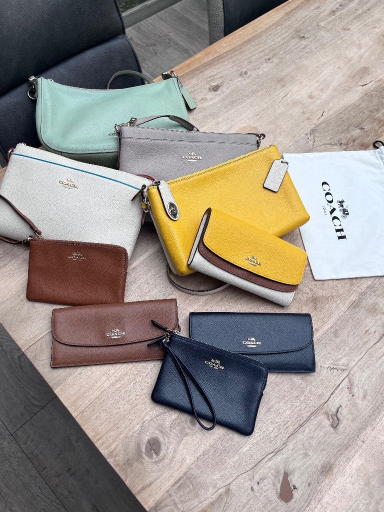 Lot van handtasjes en accessoires Coach, Ophalen, Gebruikt, Overige kleuren, Overige typen