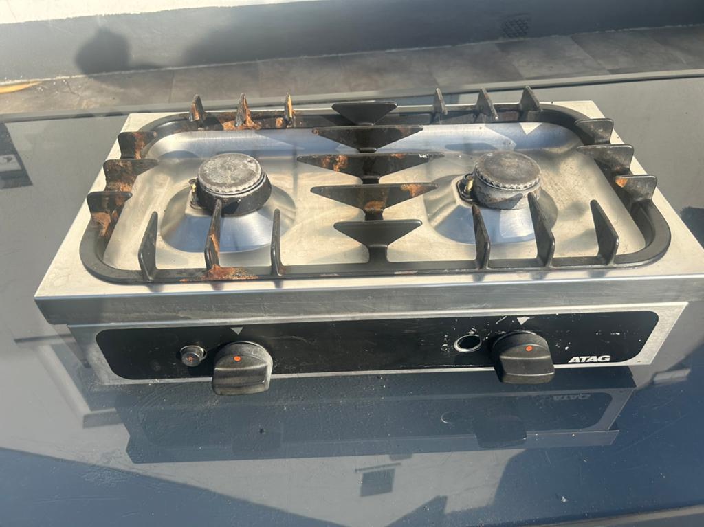 Cuisinière à gaz ATAG à 4 brûleurs, Electroménager, Cuisinières, Utilisé, Enlèvement