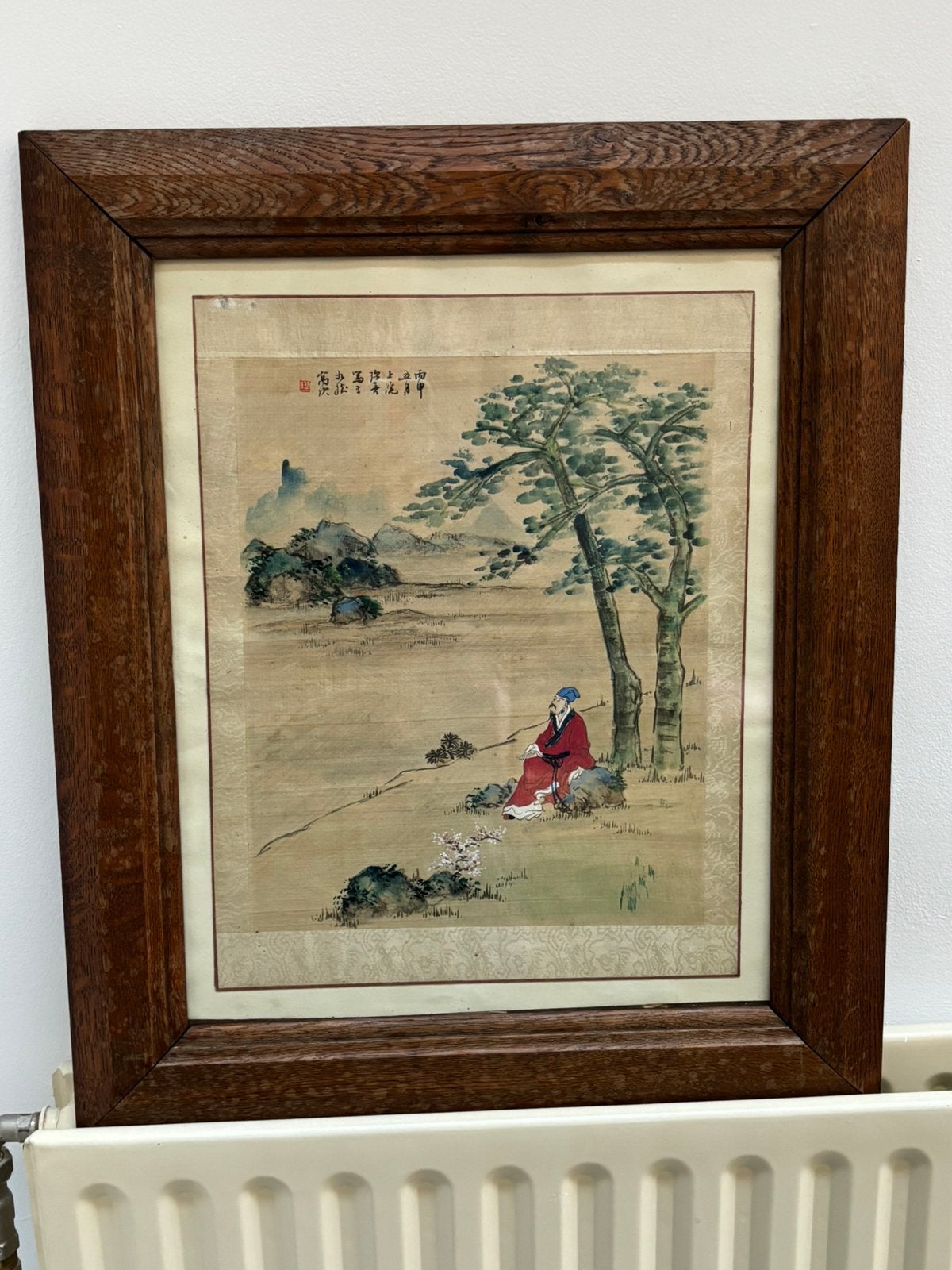 Peinture sur Soie de Hatori Goro  ( 1869 - 1939 ), Enlèvement ou Envoi