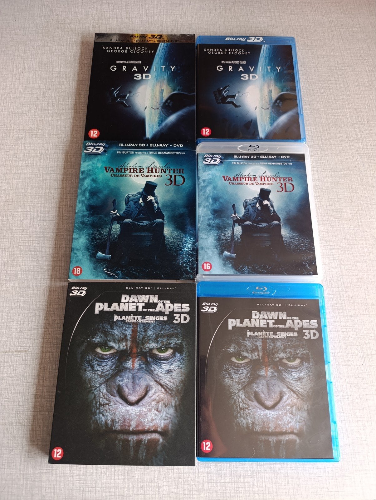 Lot blu-ray 3D slipcover, Cd's en Dvd's, Ophalen of Verzenden