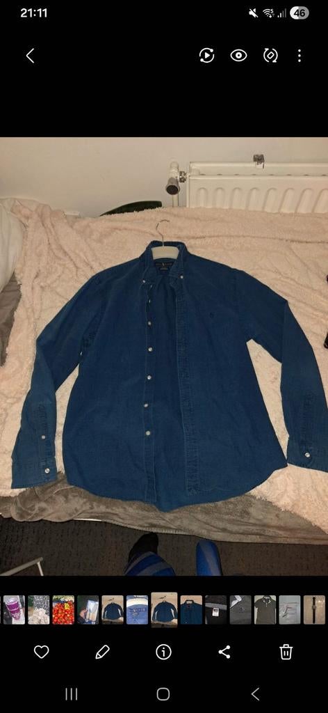 Herenhem  nog goed  maat L, Kleding | Heren, Overhemden, Ophalen