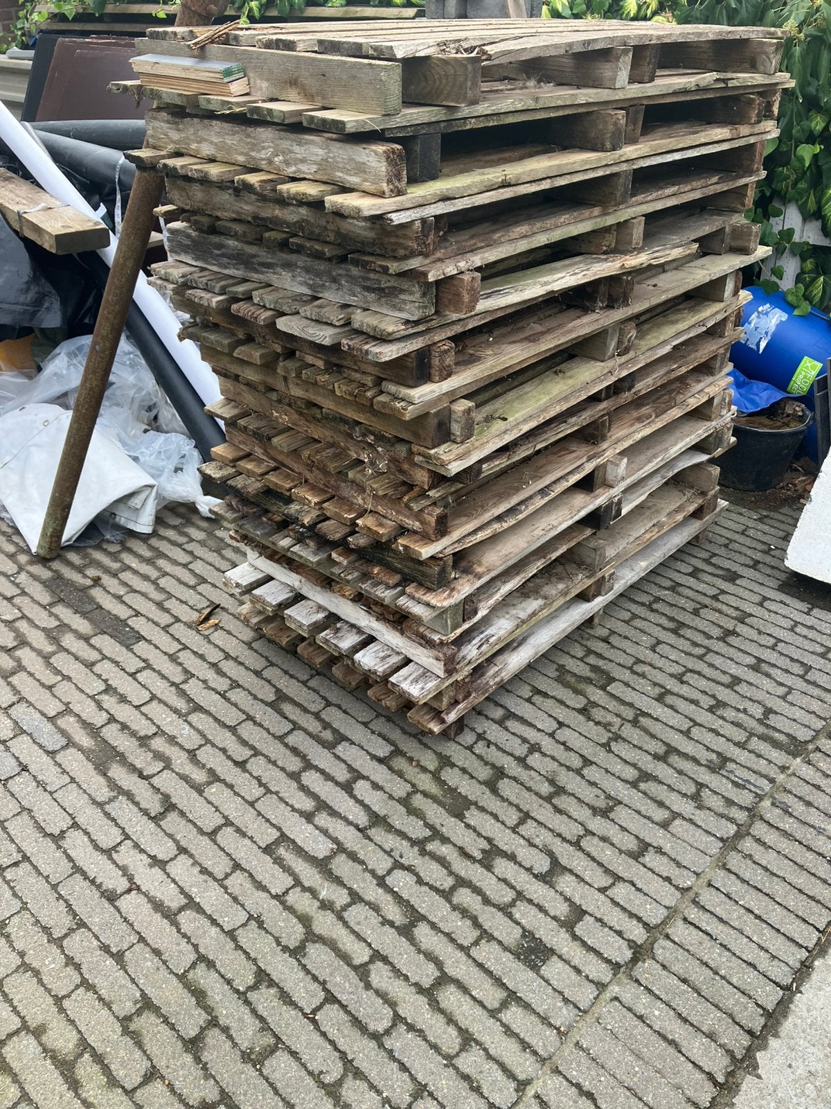 Gratis palletten voor brandhout, Tuin en Terras, Minder dan 3 m³, Ophalen