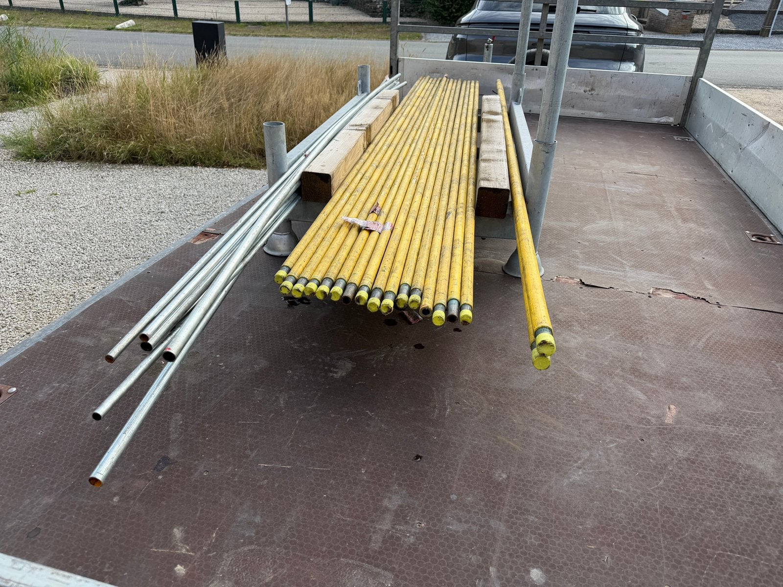 18 tubes à gaz en métal 1/2 et 3/4, Enlèvement, Comme neuf