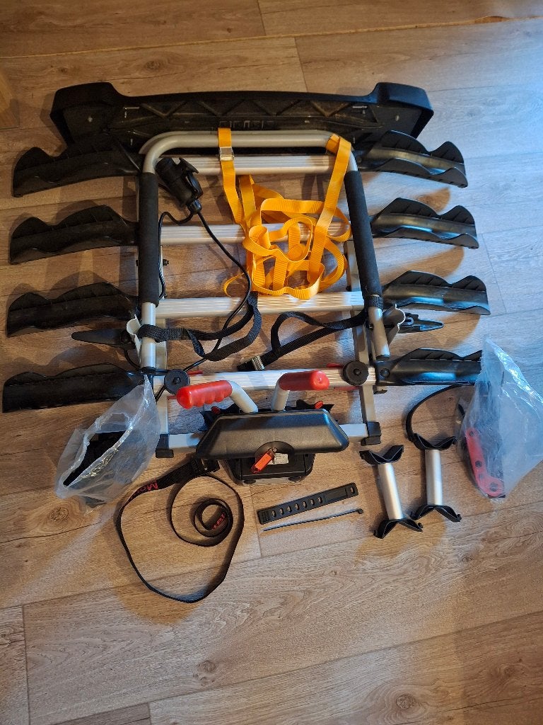 porte vélos  Mont Blanc, Enlèvement, 3 vélos ou plus, Utilisé, Support d'attelage