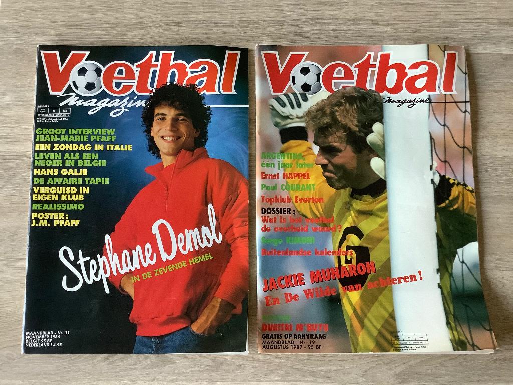 Voetbal Magazines 1986 en 1987, Enlèvement ou Envoi, Comme neuf, Livre ou Revue