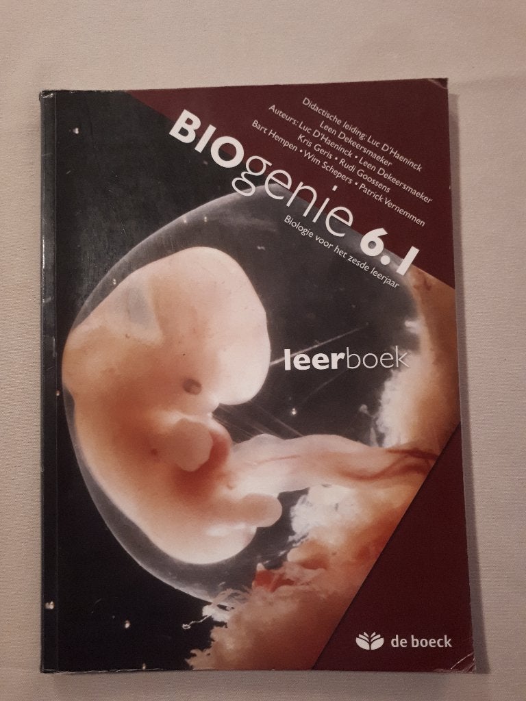 Biologie - Biogenie 6.1 De Boeck - leerboek, Ophalen, Biologie