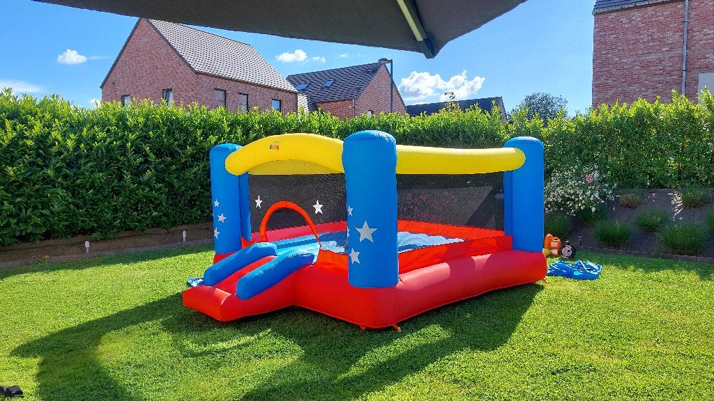 Château gonflable Bebop 9m carré pour enfants, Kinderen en Baby's, Speelgoed | Buiten | Speeltoestellen, Ophalen, Gebruikt, Overige typen