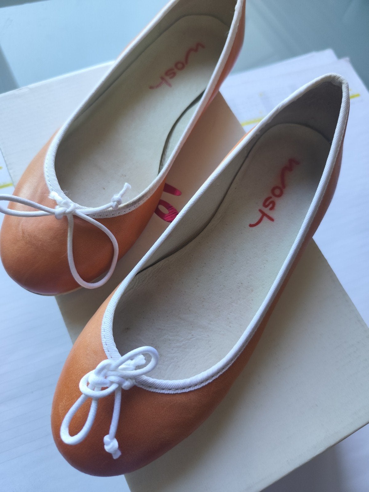 mooie lederen ballerina's,37, Ophalen of Verzenden, Ballerina's