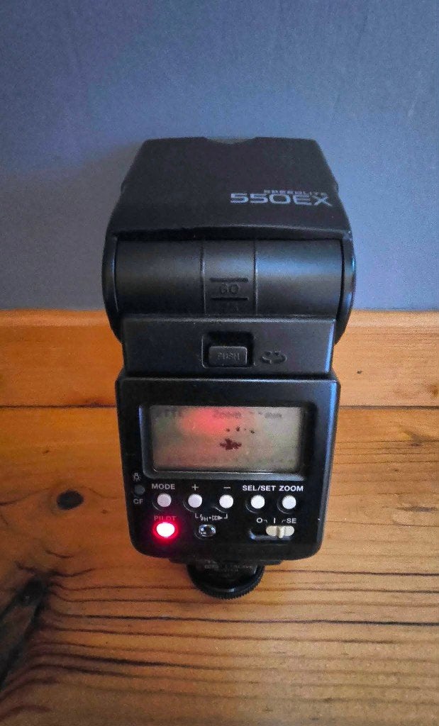 CANON Speedlite 550EX flitser (TTL), Audio, Tv en Foto, Foto | Flitsers, Canon, Canon, Externe flitser, Ophalen of Verzenden