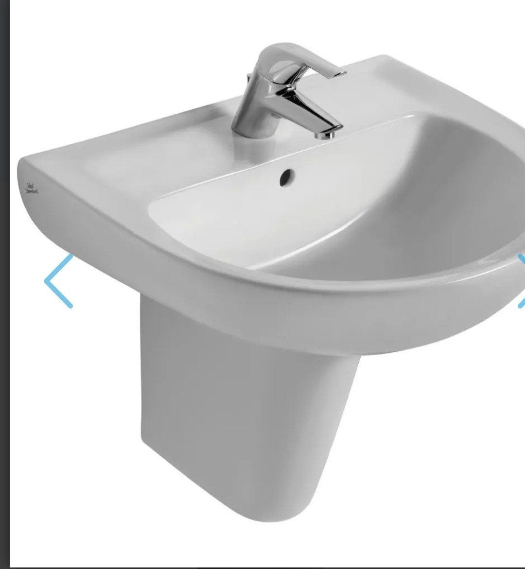 Lot de 2 éviers lavabo en céramique, Lavabo