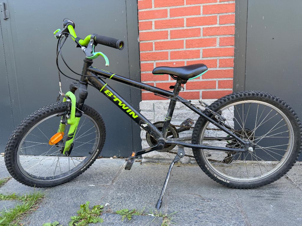 Vélo Btwin 20 pouces 6-9m 1m20 à 1m35, Enlèvement, Utilisé, 20 pouces ou plus, Btwin