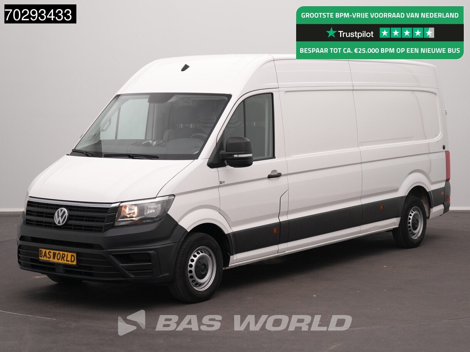 Volkswagen Crafter 177pk Koelwagen Carrier Airco Camera Euro, Stof, Gebruikt, Euro 6, 4 cilinders