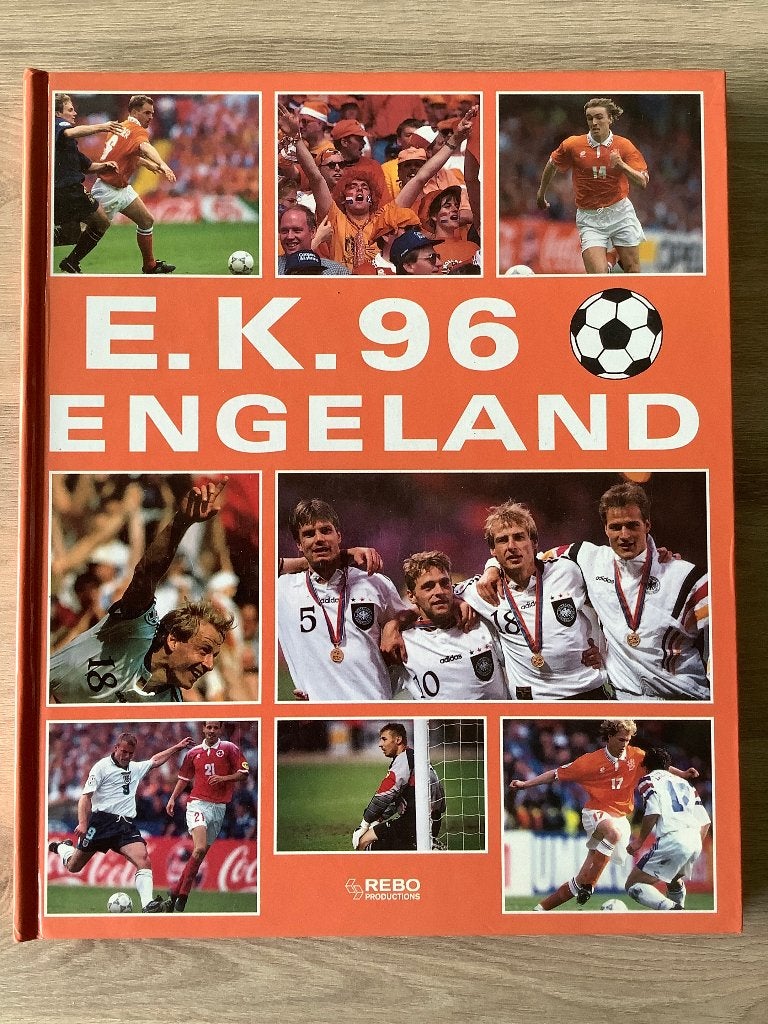 Voetbalboek EK1996 Engeland, REBO Productions, Ophalen of Verzenden, Zo goed als nieuw, Balsport