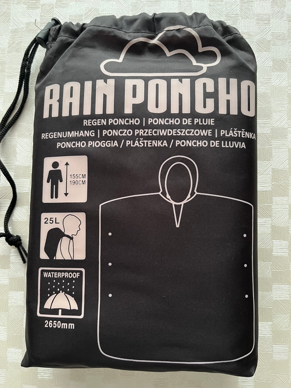 Regen poncho, Ophalen of Verzenden, Nieuw, Regenponcho