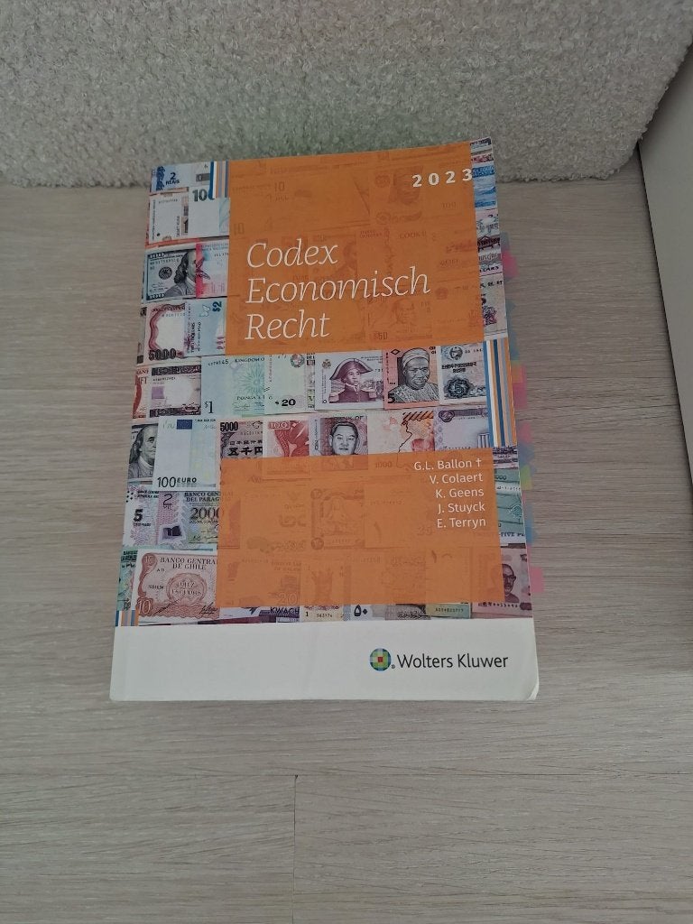 Codex de droit économique 2023, Livres, Enlèvement ou Envoi, Comme neuf, Enseignement supérieur, Wolters Kluwer
