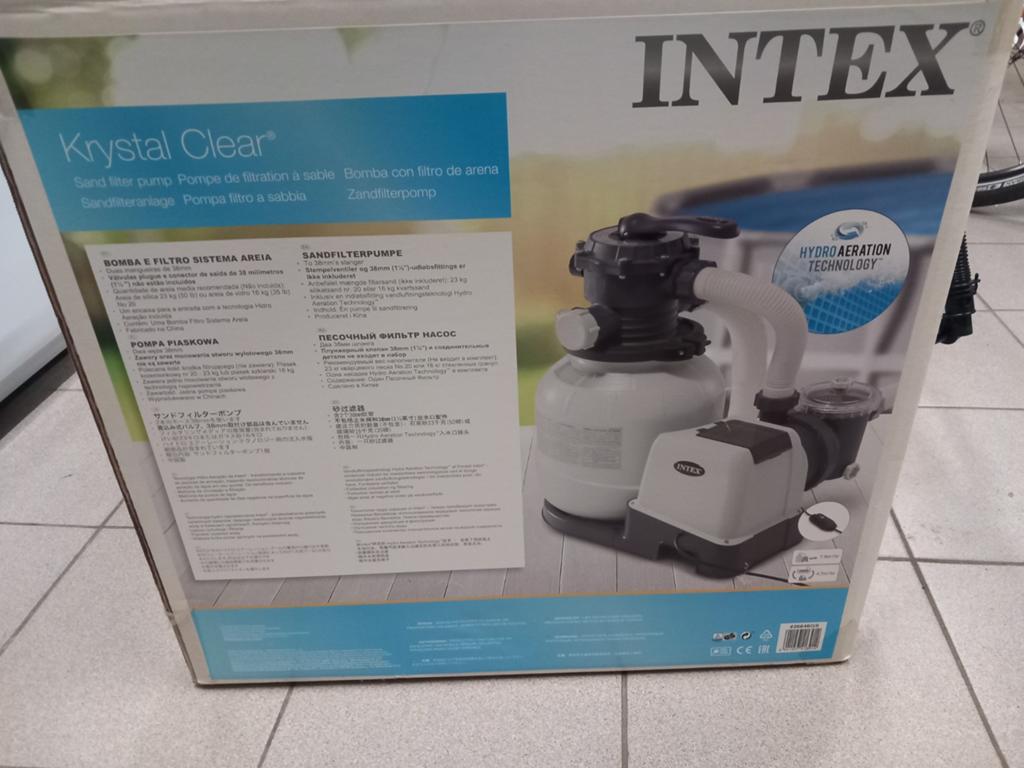 Zandfilterpomp Intex, Ophalen