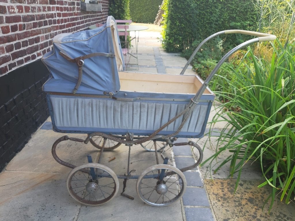 vintage retro Torck kinderwagen jaren '50, Antiek en Kunst, Ophalen