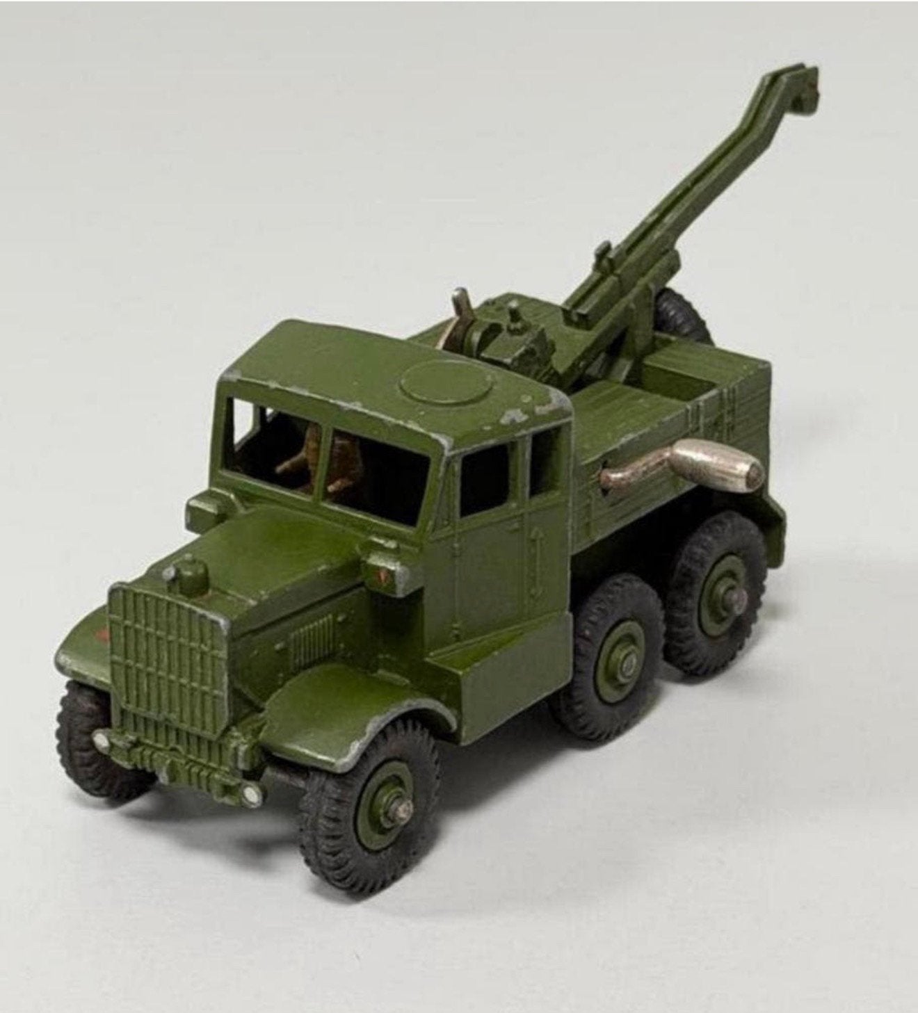 Dinky supertoys toys 661 recovery tractor army green vintage, Ophalen of Verzenden, Zo goed als nieuw