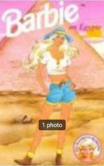 "Barbie en Egypte" 1997, Garçon ou Fille, Enlèvement ou Envoi, Fiction général, Utilisé