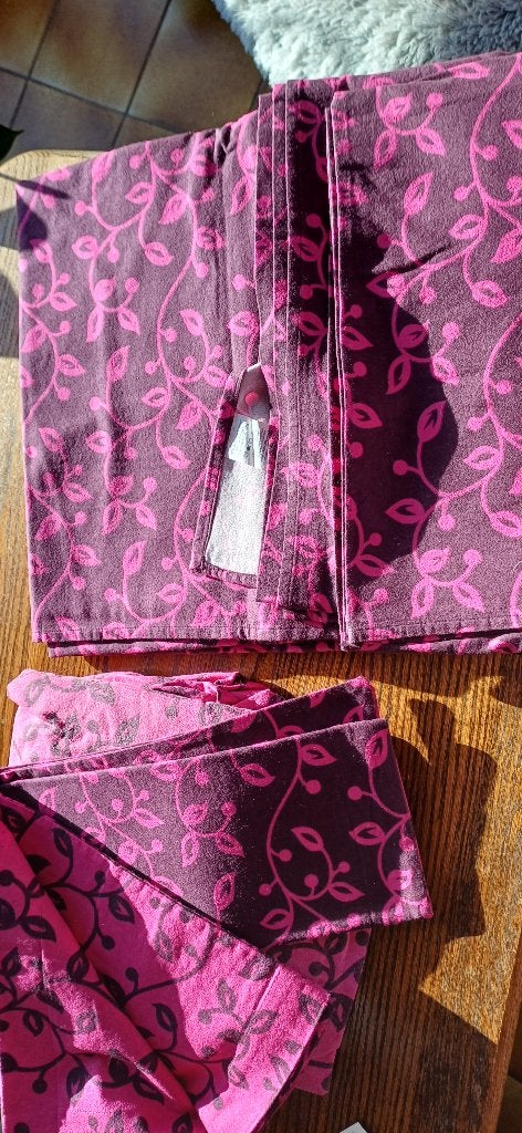 Draps de flanelle le lot ou individuel, Maison & Meubles, Enlèvement, Coton, Bleu